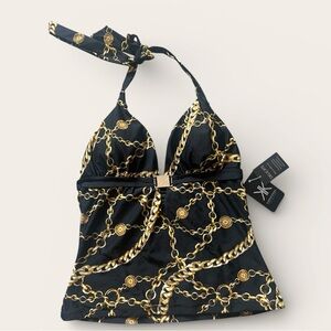 Kardashian kollection NWT size M swimwear halter